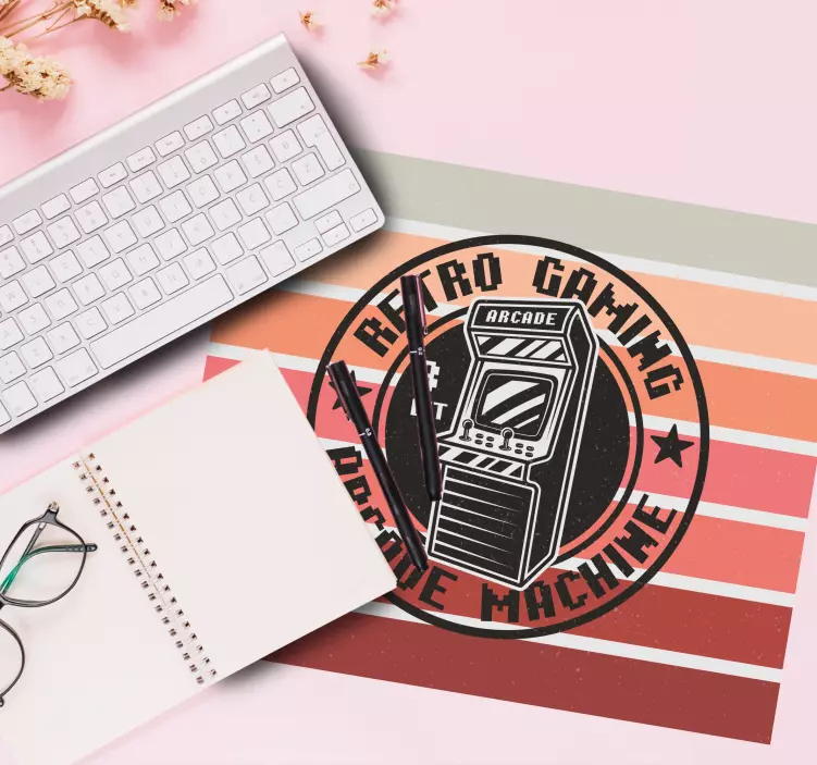 Gaming mouse pad retro arcade console design - TenStickers