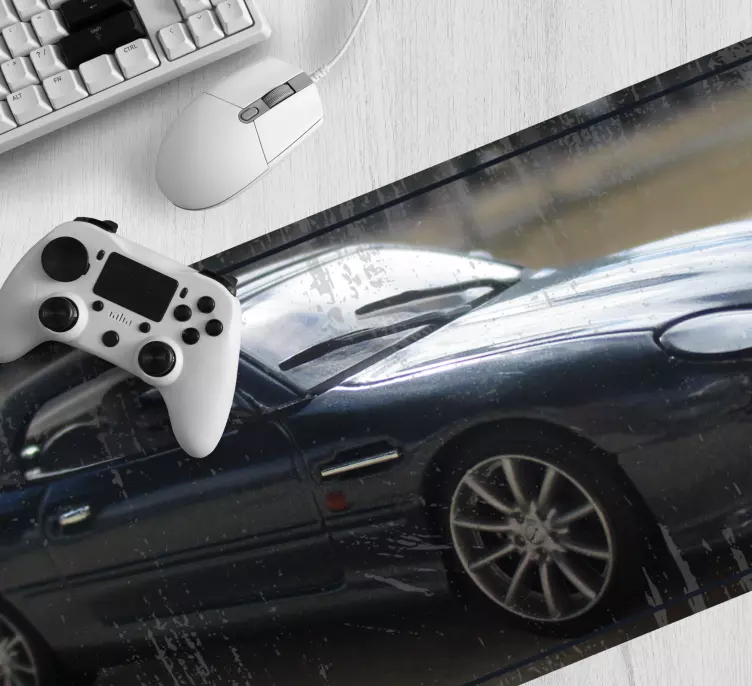 Gaming mouse pad streamlined racing car design - TenStickers