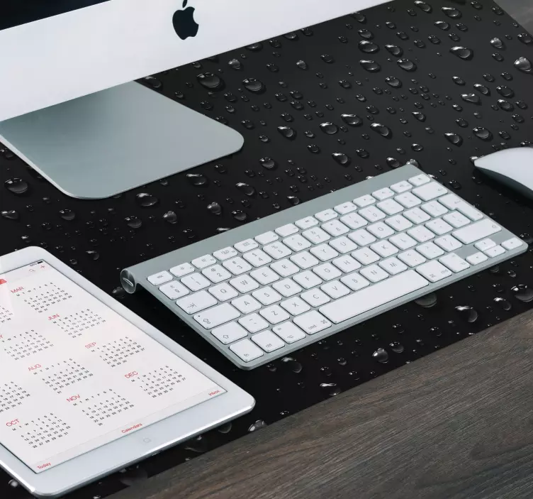 Gaming mouse pad with water droplet design - TenStickers