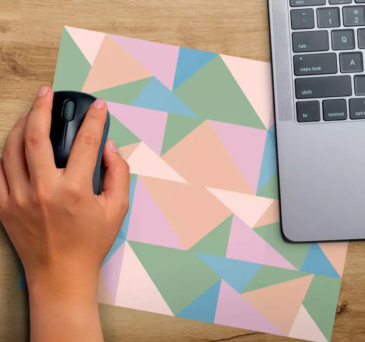 Geometric Color Patchwork mouse pad patterns - TenStickers