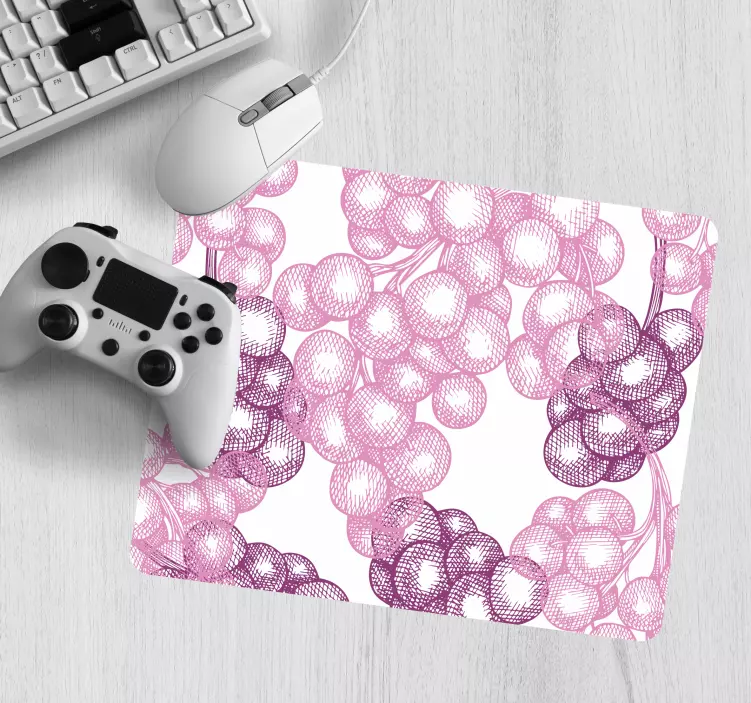 Grapevine pattern mouse pad patterns - TenStickers