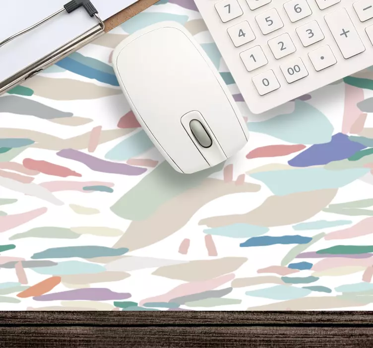 Mouse pad patterns abstract colorful strokes - TenStickers