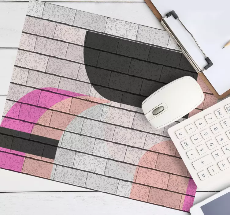 Mouse pad patterns abstract geometric shapes - TenStickers