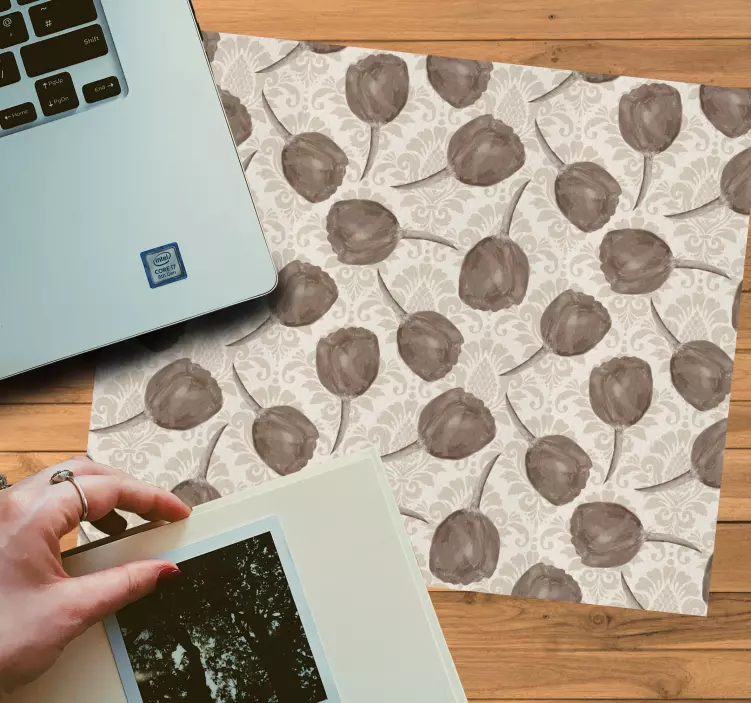 Mouse pad patterns botanical illustration design - TenStickers