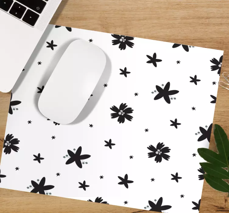 Mouse pad patterns botanical motif design - TenStickers
