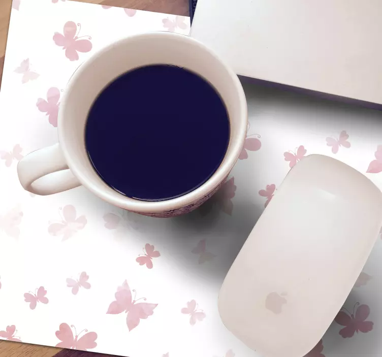 Mouse pad patterns butterfly pattern design - TenStickers