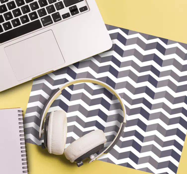 Mouse pad patterns chevron zigzag print - TenStickers
