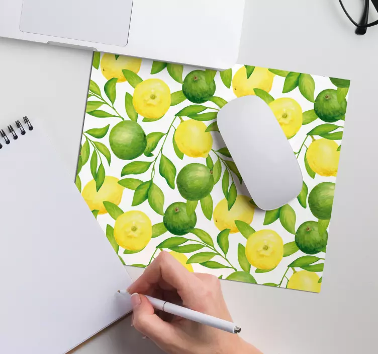 Mouse pad patterns citrus fruit design - TenStickers