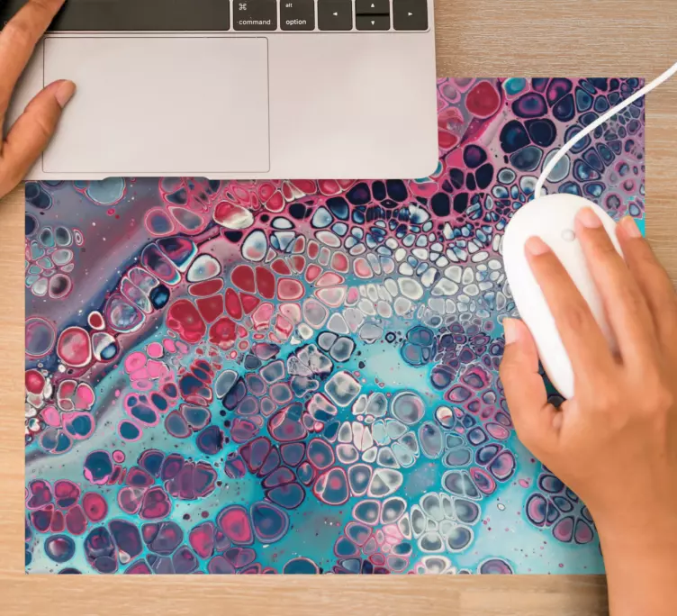 Mouse pad patterns colorful fluid design - TenStickers