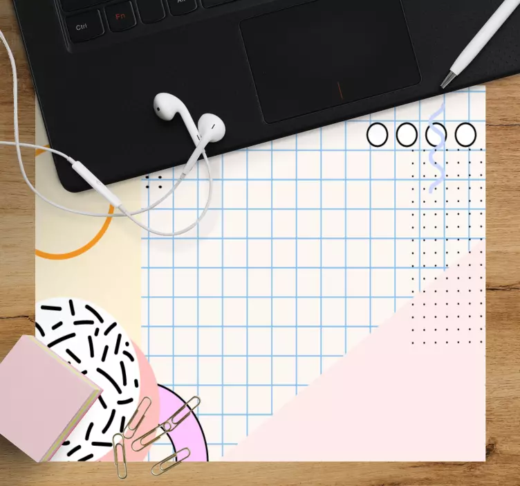 Mouse pad patterns colorful geometric design - TenStickers