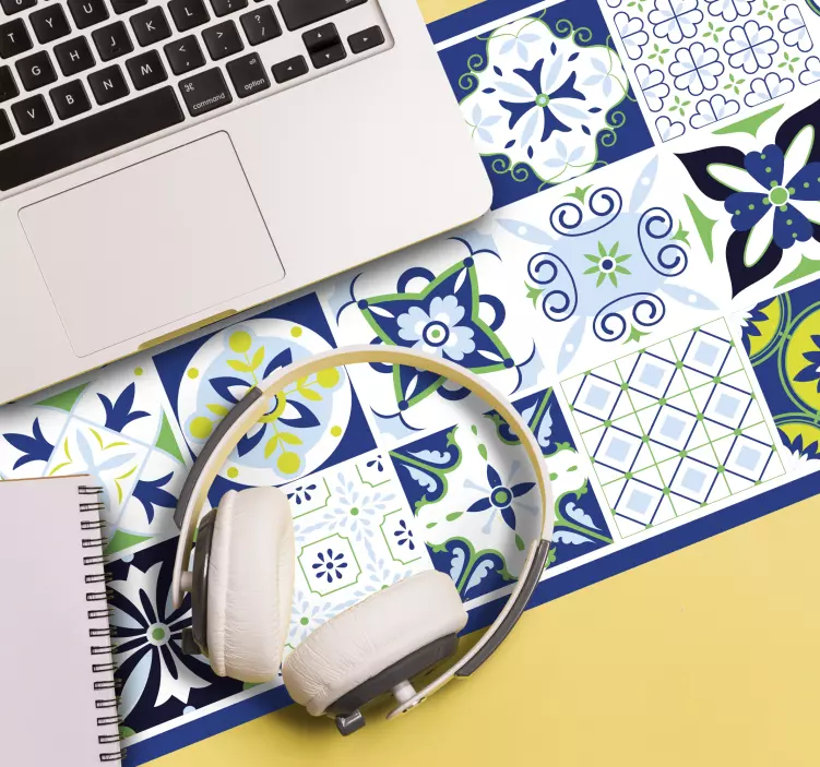 Mouse pad patterns colorful tile designs - TenStickers