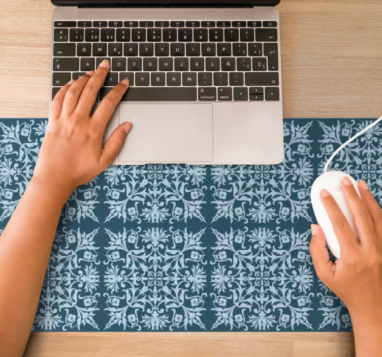 Mouse pad patterns elaborate botanical print - TenStickers