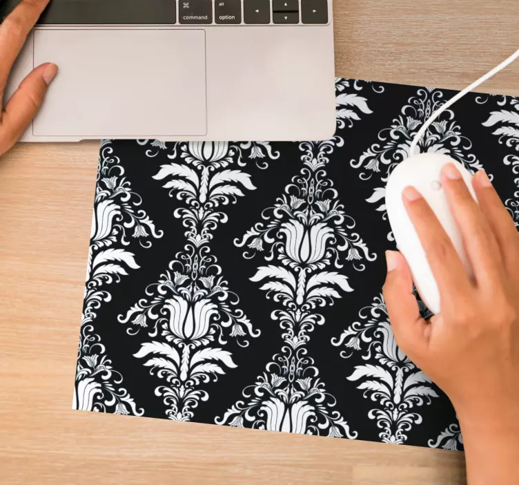 Mouse pad patterns elegant botanical design - TenStickers