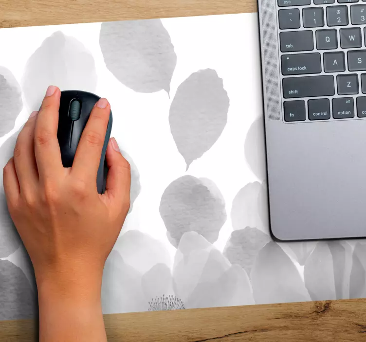 Mouse pad patterns elegant floral petals - TenStickers