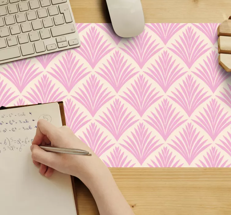 Mouse pad patterns elegant leaf design - TenStickers