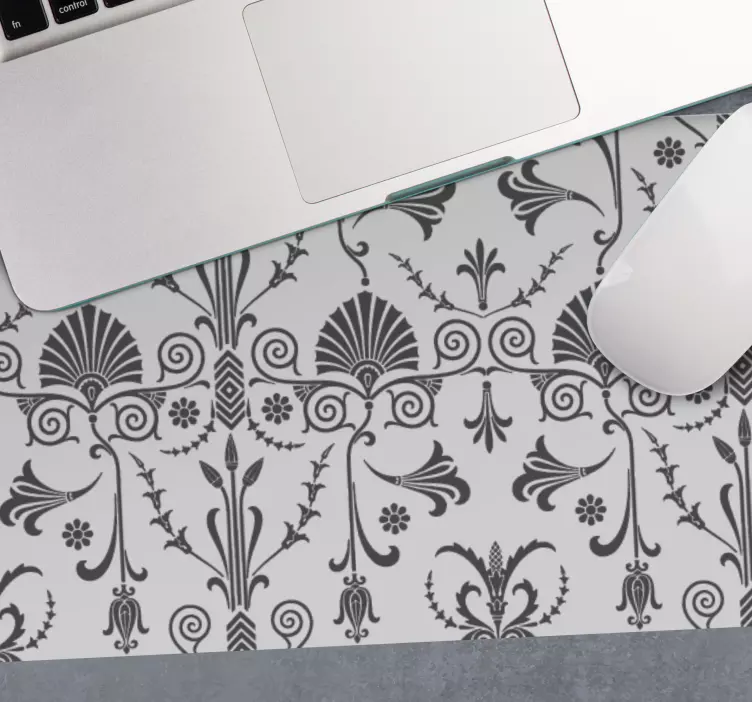 Mouse pad patterns elegant plant design - TenStickers