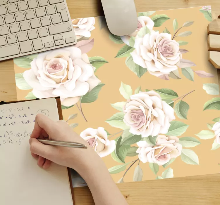 Mouse pad patterns floral arrangement design - TenStickers
