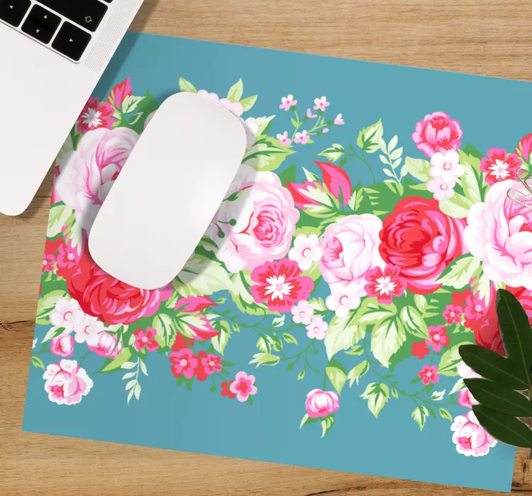 Mouse pad patterns floral blossom design - TenStickers