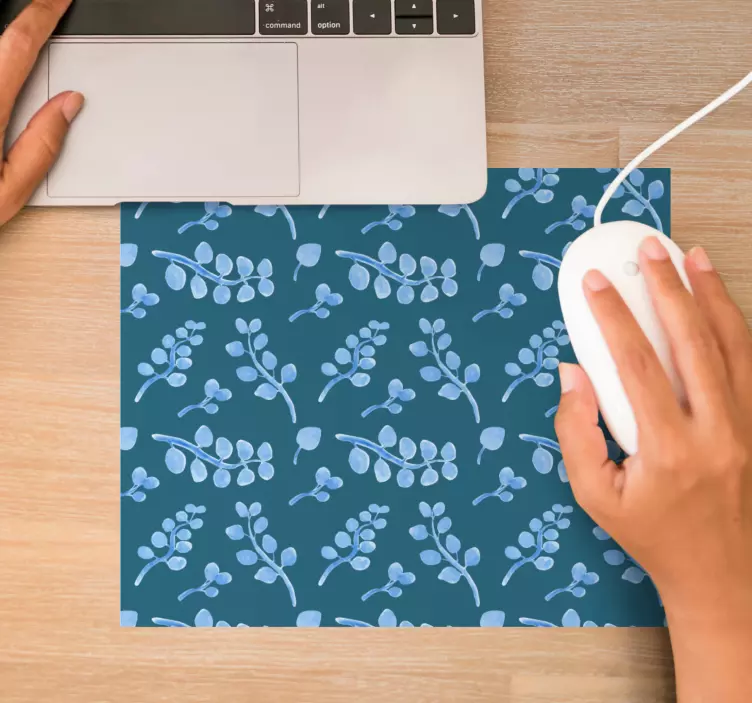 Mouse pad patterns floral design arrangement - TenStickers