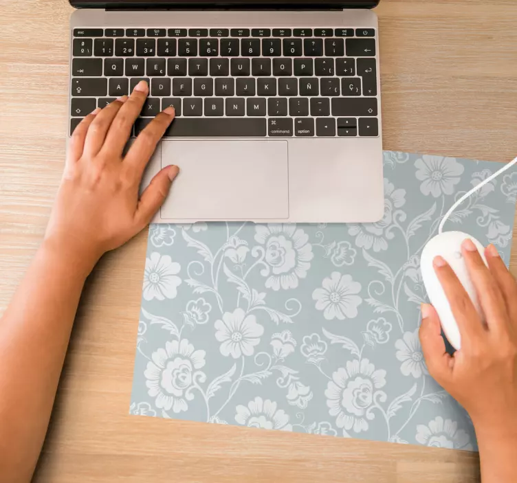 Mouse pad patterns floral elegance design - TenStickers