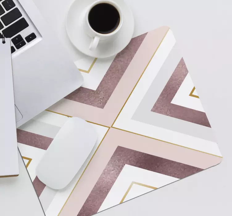Mouse pad patterns geometric colorful design - TenStickers