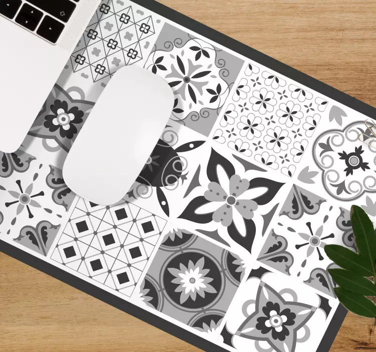 Mouse pad patterns geometric floral designs - TenStickers