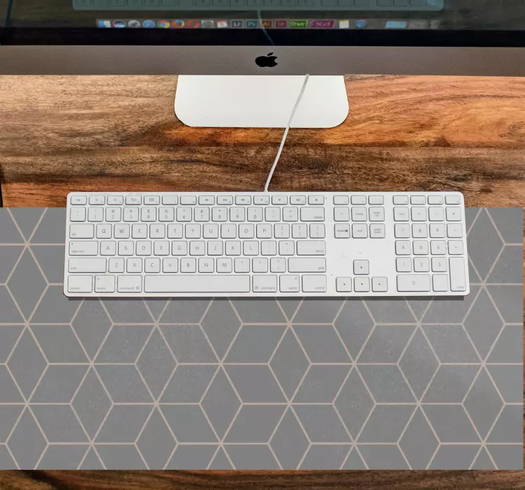 Mouse pad patterns geometric hexagonal design - TenStickers