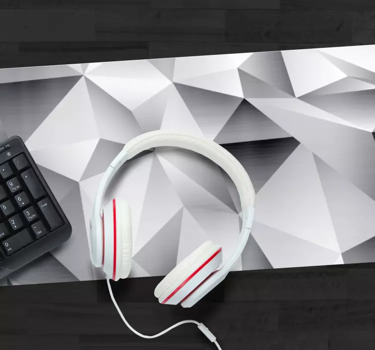 Mouse pad patterns geometric monochrome design - TenStickers