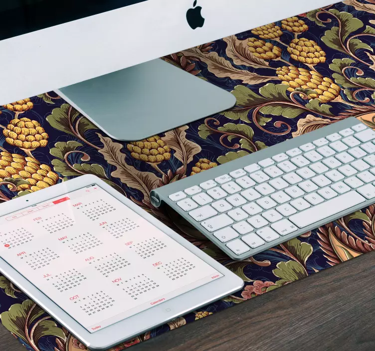 Mouse pad patterns grapevine floral design - TenStickers