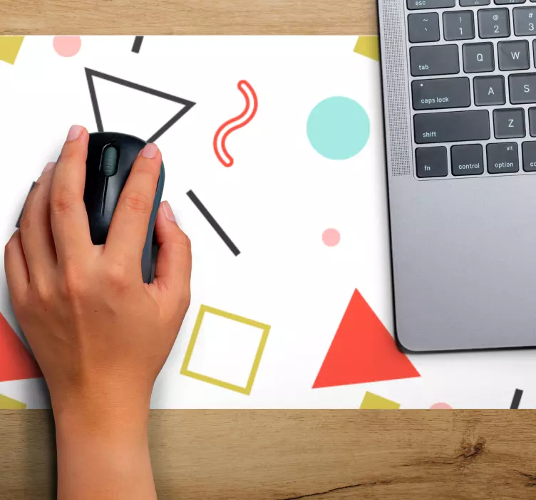 Mouse pad patterns in abstract color forms - TenStickers
