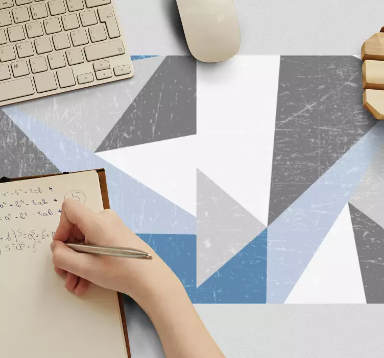 Mouse pad patterns in geometric colorful shapes - TenStickers