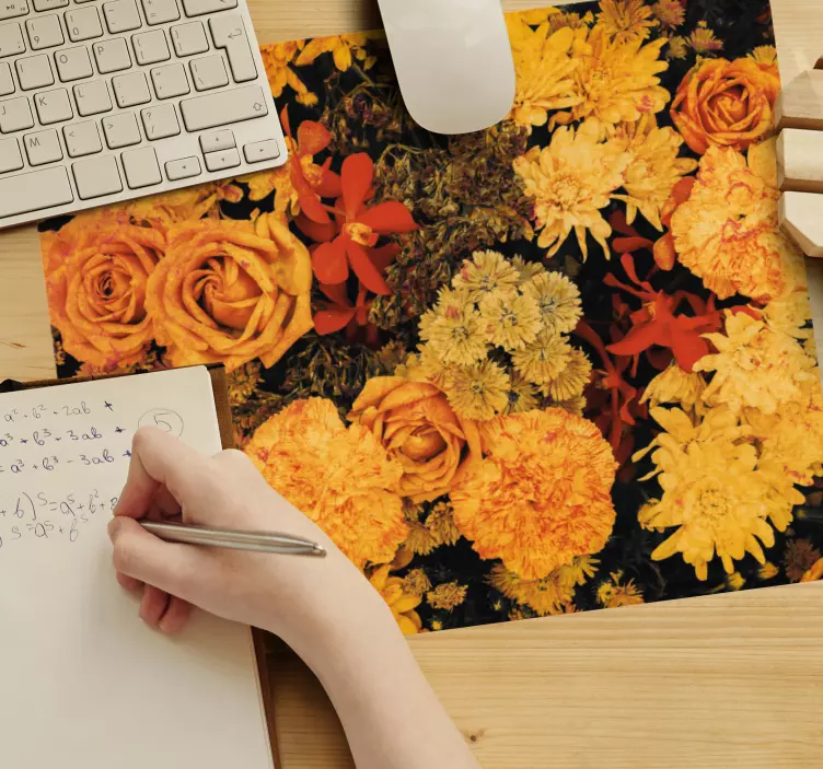 Mouse pad patterns lively botanical design - TenStickers