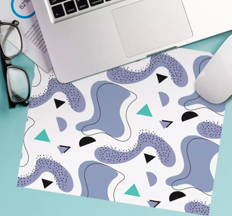 Mouse pad patterns nonfigurative geometric shapes - TenStickers