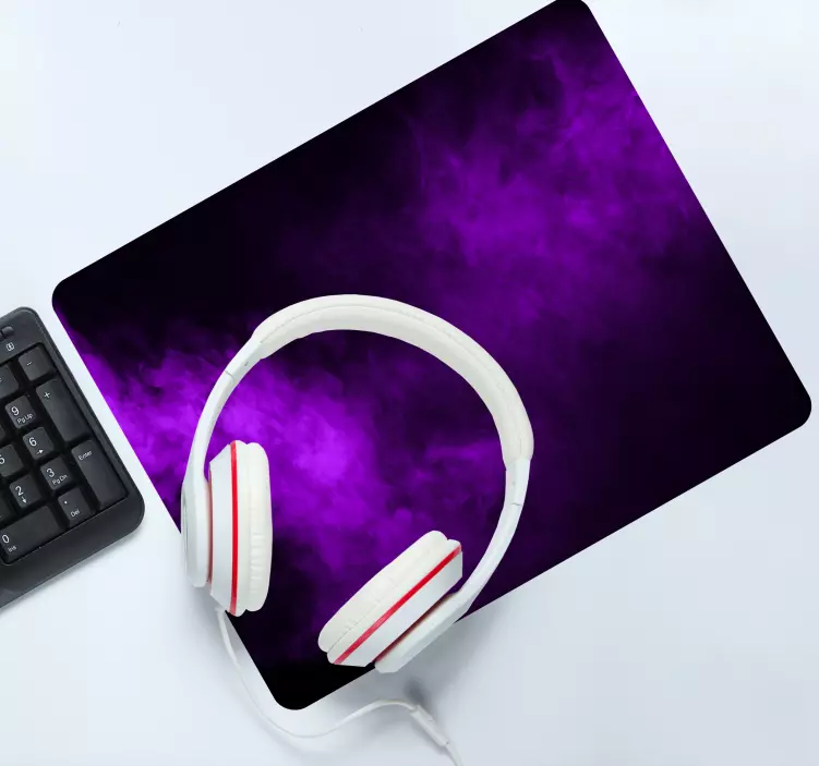 Mouse pad patterns purple smoky effect - TenStickers