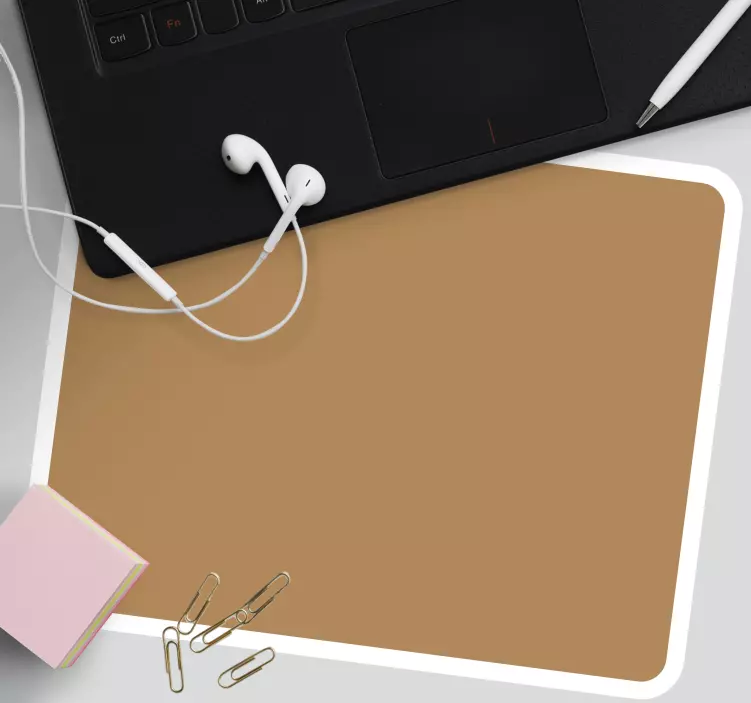 Mouse pad patterns simple brown texture - TenStickers