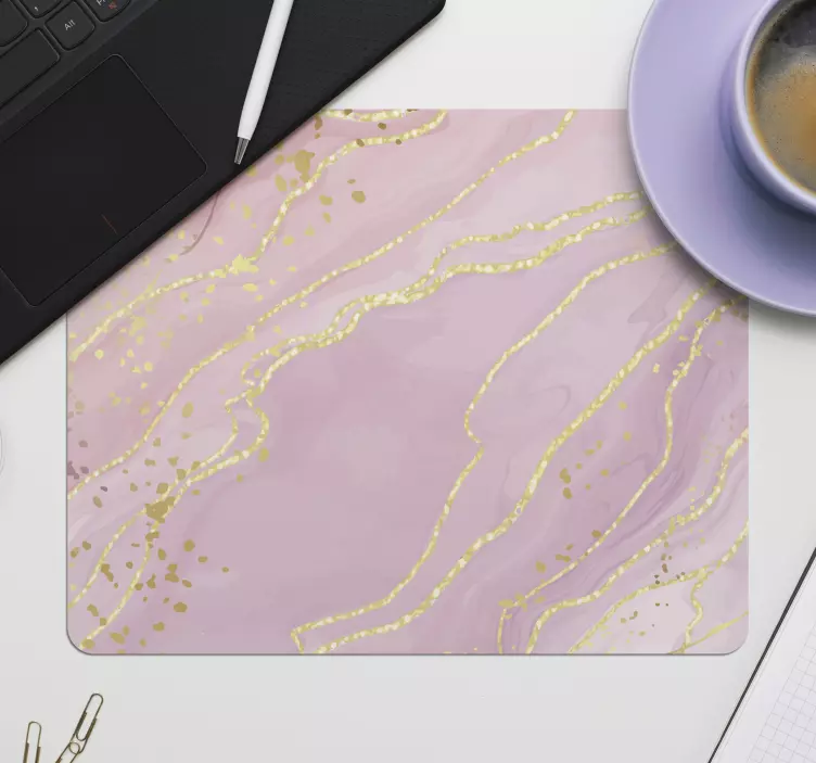 Mouse pad patterns sophisticated rose quartz - TenStickers