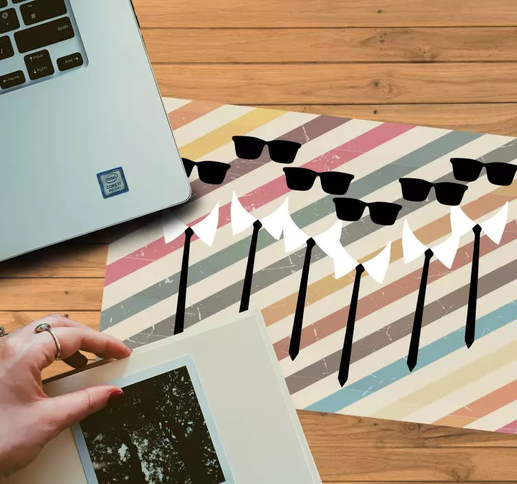 Mouse pad patterns stylish sunglasses design - TenStickers