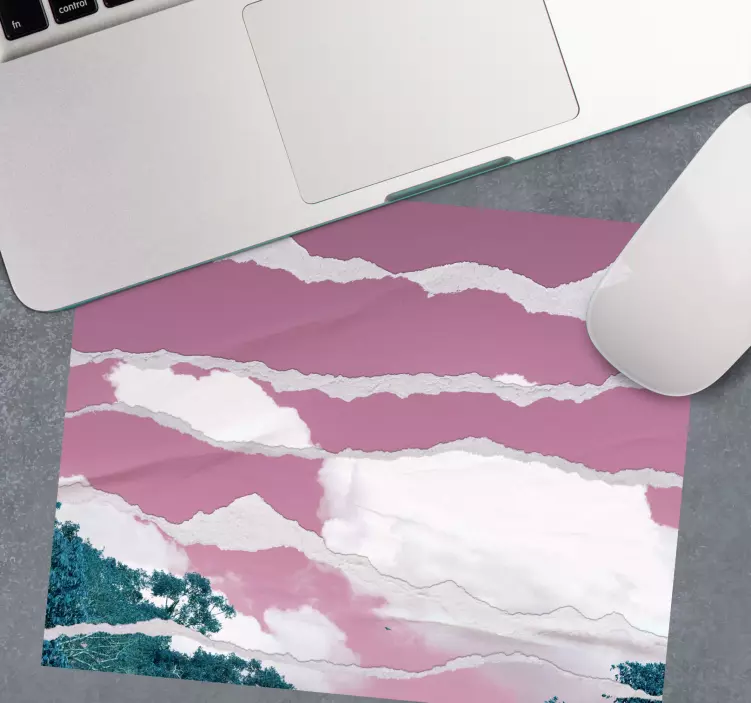 Mouse pad patterns textured cloud layers - TenStickers