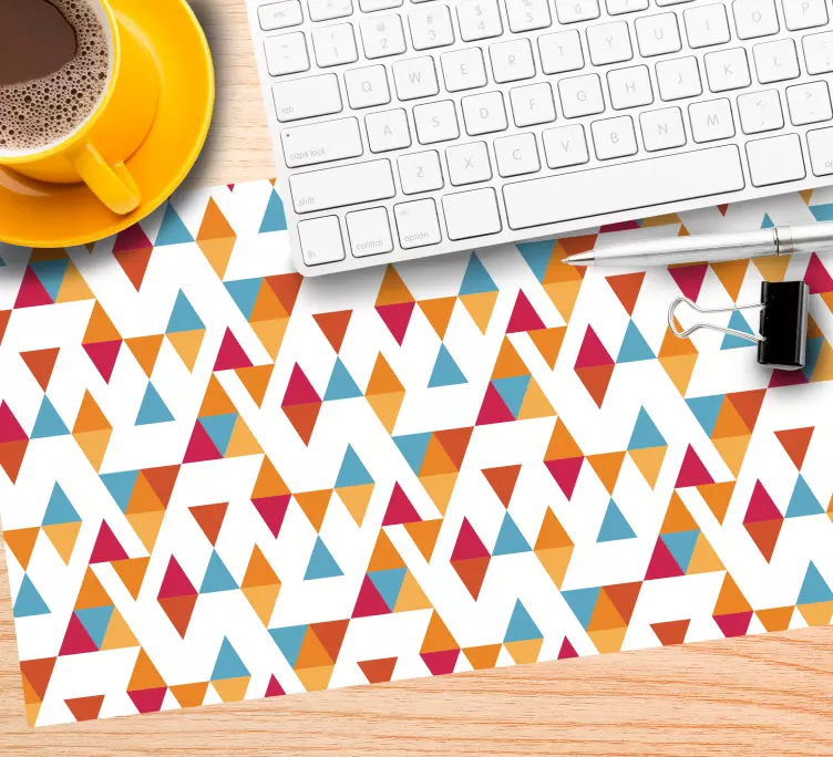 Mouse pad patterns vibrant geometric designs - TenStickers