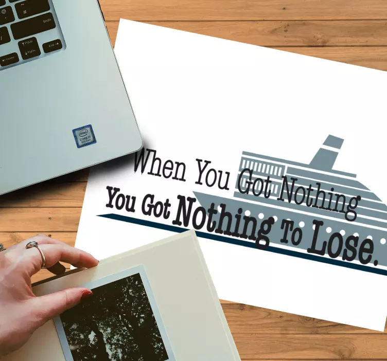 Mouse pad quotes motivational quote design - TenStickers