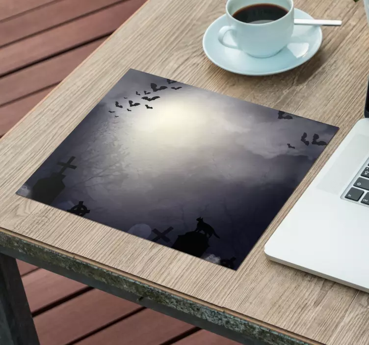 Mouse pad quotes mysterious nightscape - TenStickers