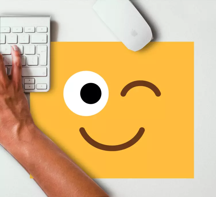 Original mouse pad cheerful yellow design - TenStickers