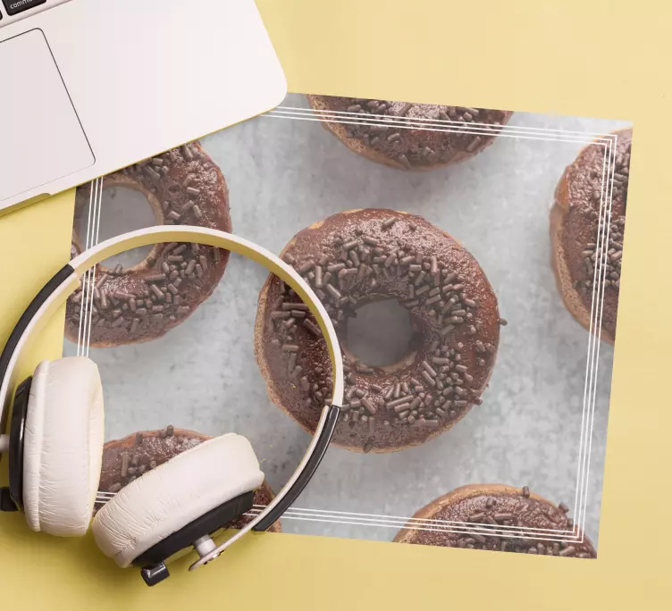 Original mouse pad chocolate sprinkled treats - TenStickers
