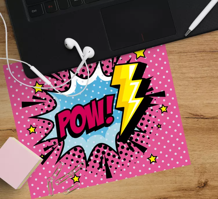 Original mouse pad colorful comic design - TenStickers