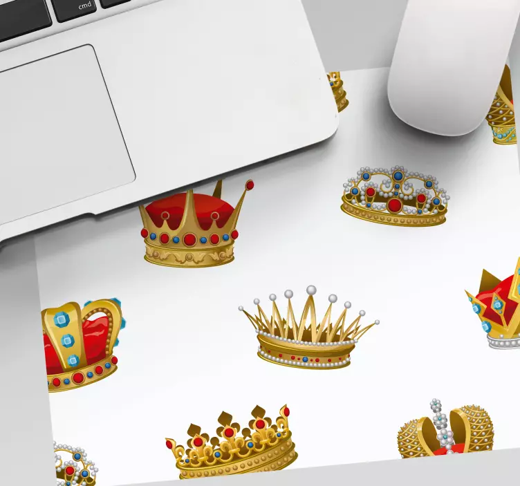 Original mouse pad colorful crown collection - TenStickers