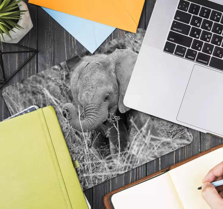 Original mouse pad cute baby elephant - TenStickers