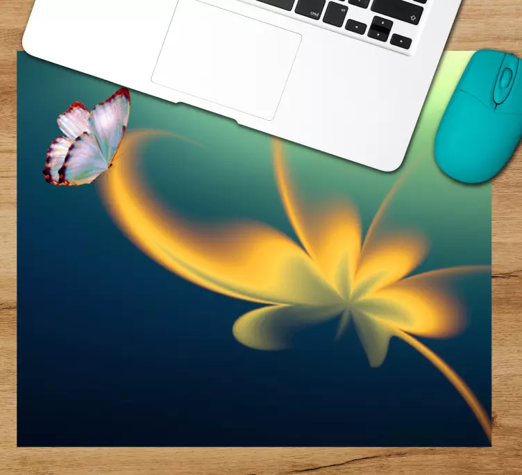 Original mouse pad elegant floral design - TenStickers