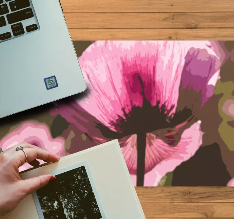 Original mouse pad floral abstract design - TenStickers