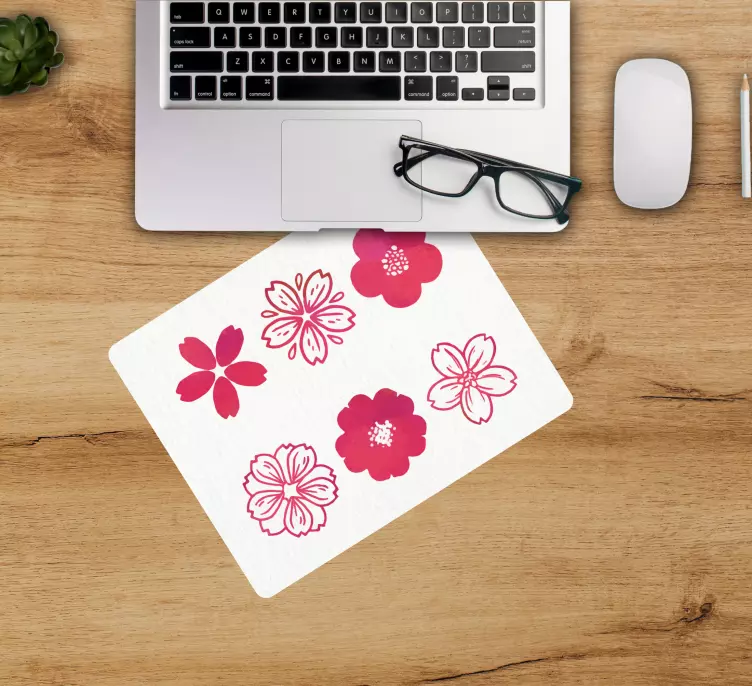 Original mouse pad floral blossom design - TenStickers