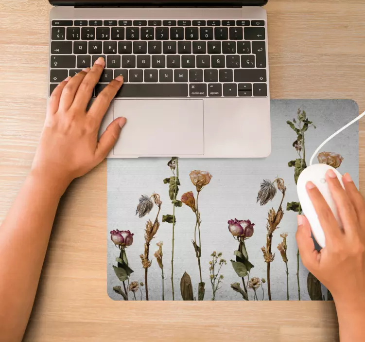 Original mouse pad floral stem arrangement - TenStickers